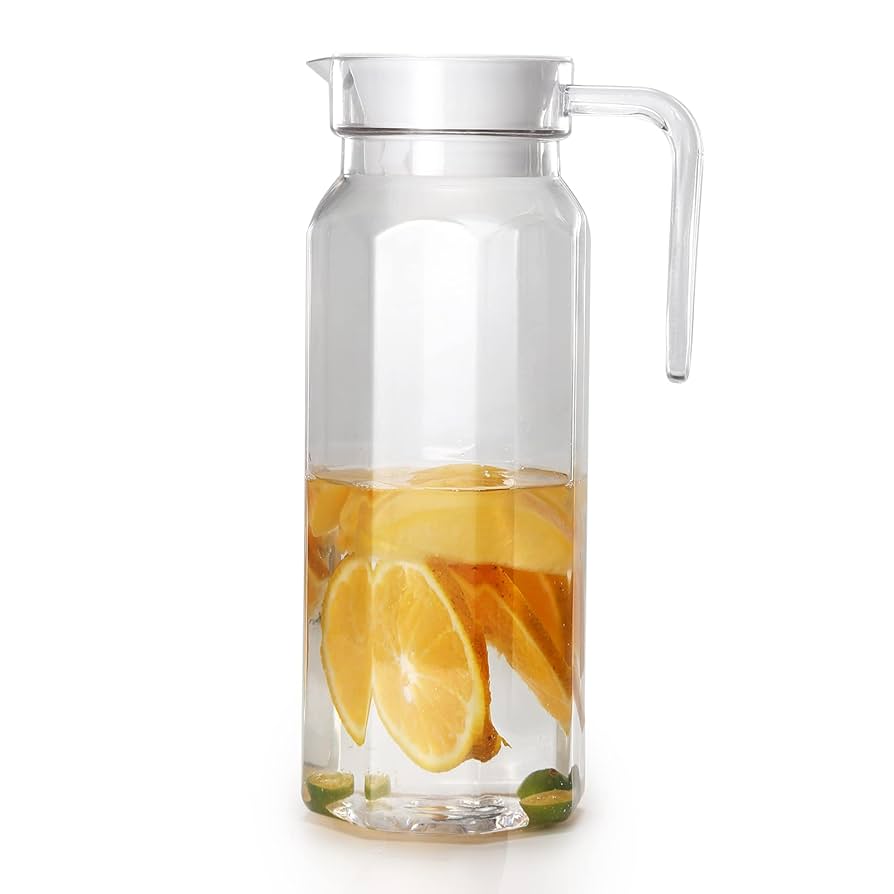 MICA Water Pitcher 2個セット Amazon.com: Acrylic Pitcher 37 oz, OEH Unbreakable Clear
